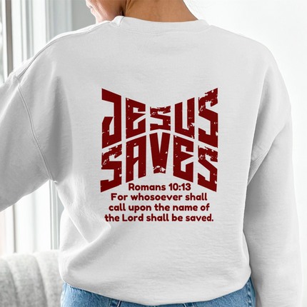 Jesus Saves Romans 10:13 Christian Clothing product