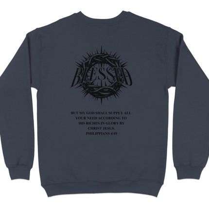 Blessed Philippians 4:19 Design Sweatshirt product