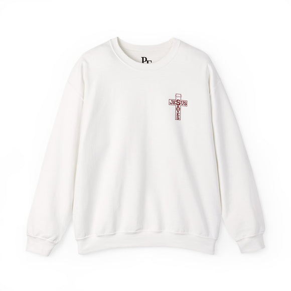 Jesus Saves Romans 10:13 Christian Witnessing Sweatshirt