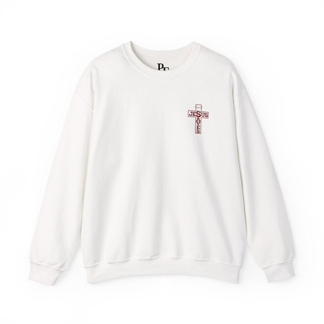 Jesus Saves Romans 10:13 Christian Witnessing Sweatshirt