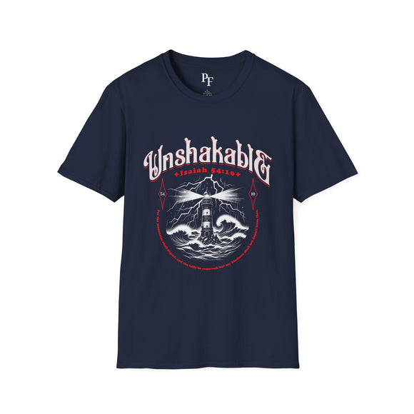 Unshakable Tee - Isaiah 54:10 Christian T-Shirt