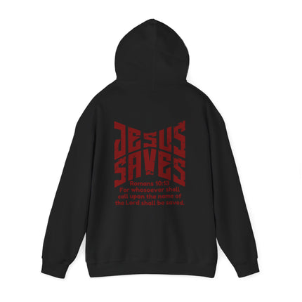 Jesus Saves Romans 10:13 Christian Hoodie