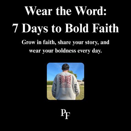 7 Days to Bold Faith Journal - PURIFASHION digital download 