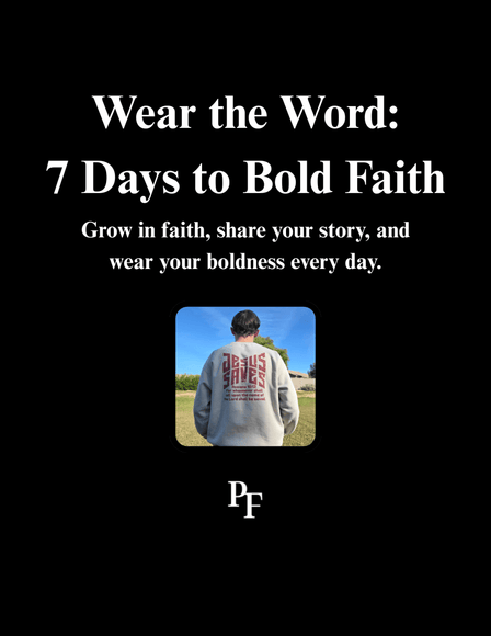 7 Days to Bold Faith Journal - PURIFASHION digital download 