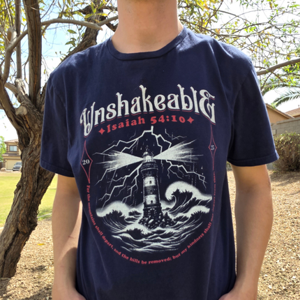 Unshakable Isaiah 54:10 Christian T-Shirt