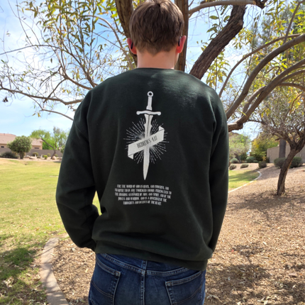 Hebrews 4:12 Christian Bold Faith Sweatshirt