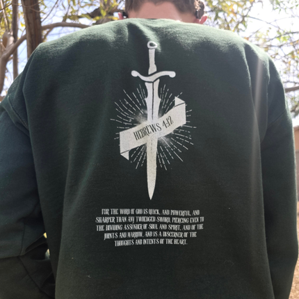 Hebrews 4:12 Christian Bold Faith Sweatshirt
