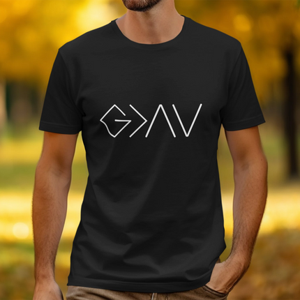 God Is Greater Than the Highs and Lows Christian T-Shirt