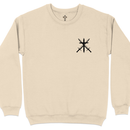 Hebrews 4:12 Cross Design Casual Sweatshirt