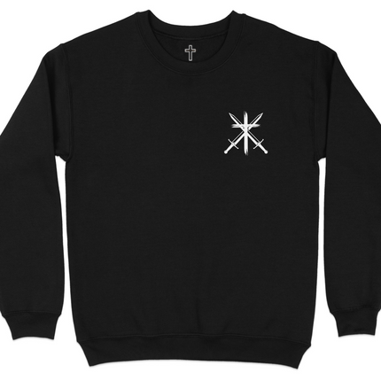 Hebrews 4:12 Cross Design Casual Sweatshirt