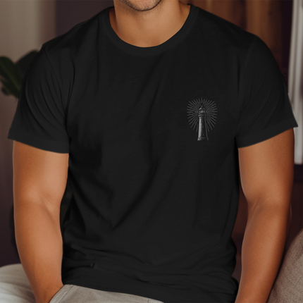 In The Waves Look To The Light - Matthew 14:25 Christian T-Shirt