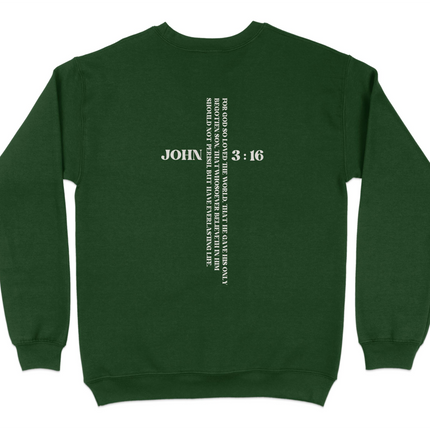 It Is Finished John 3:16 Christian Sweatshirt