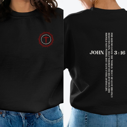 It Is Finished John 3:16 Christian Sweatshirt