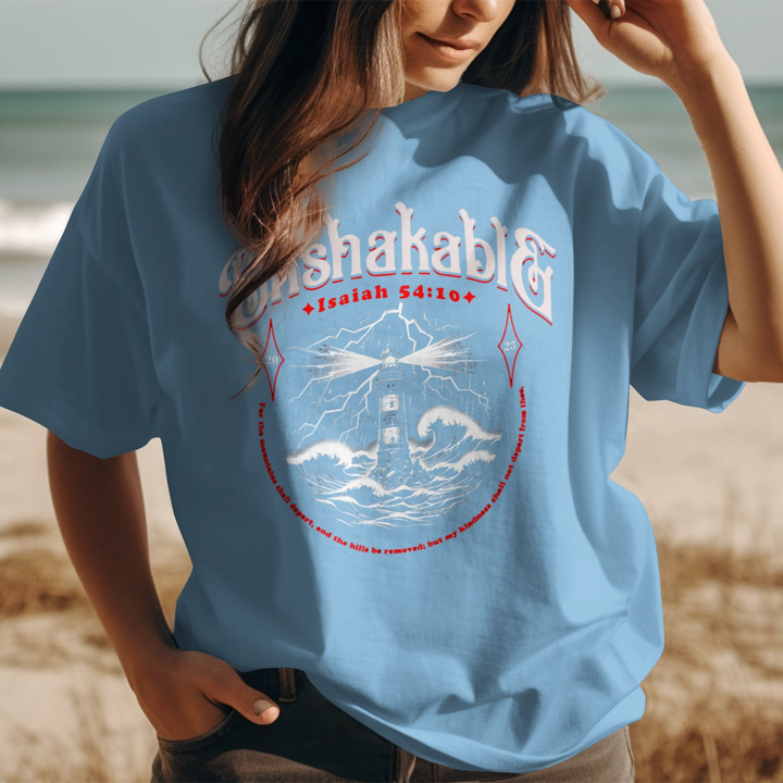 Unshakable Isaiah 54:10 Christian T-Shirt