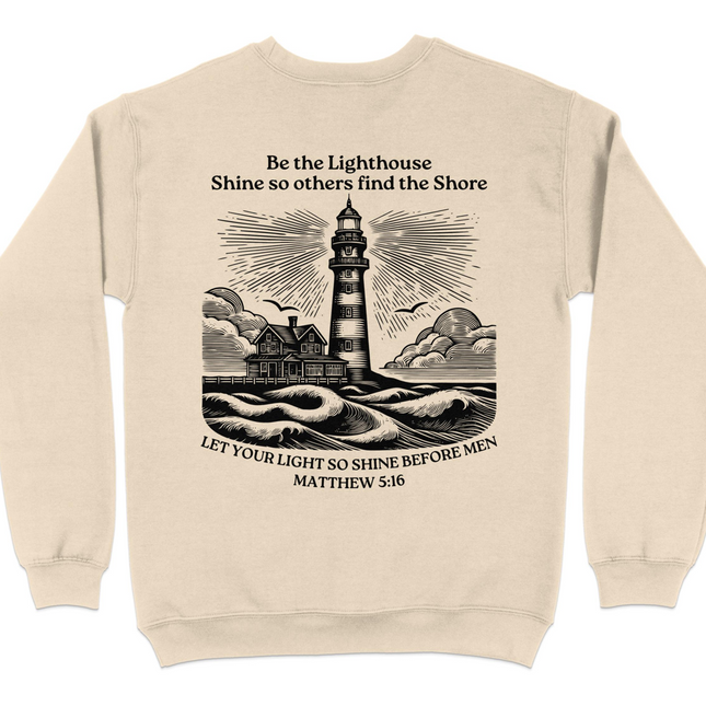 Matthew 5:16 Let Your Light So Shine Christian Sweatshirt