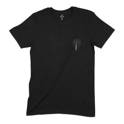 In The Waves Look To The Light - Matthew 14:25 Christian T-Shirt