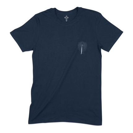 In The Waves Look To The Light - Matthew 14:25 Christian T-Shirt