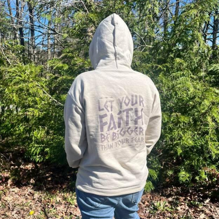 Chrisitan Quote Let Your Faith Be Bigger Than Your Fear Hoodie - PURIFASHION Physical Item MD-82418422