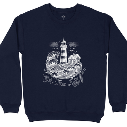 Be The Light Lighthouse Ocean Waves Sweater product