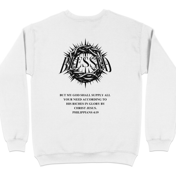 Blessed Philippians 4:19 Christian Sweatshirt product