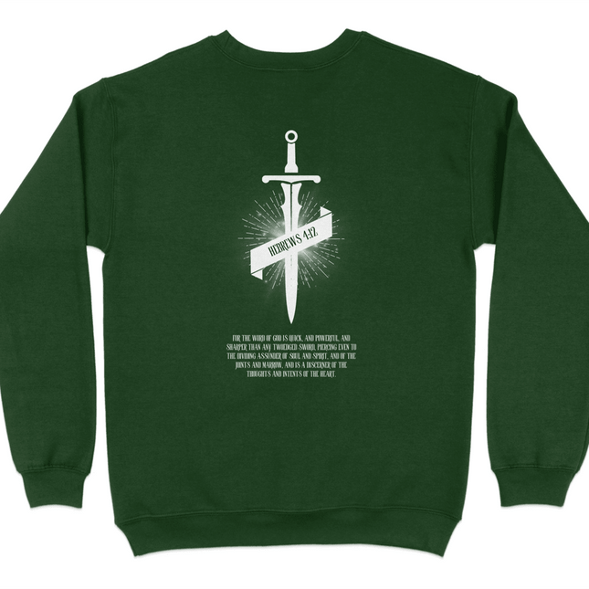 Hebrews 4:12 Christian Bold Faith Sweatshirt - PURIFASHION Physical Item MD-104519481