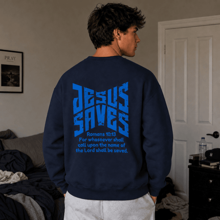 Help Them See How To Be Saved | Jesus Saves Romans 10:13 Sweatshirt - PURIFASHION Sweatshirt 10611252952225397776