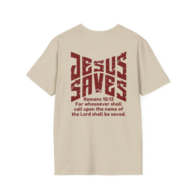 Help Them See How To Be Saved - Jesus Saves Romans 10:13 T-Shirt - PURIFASHION T-Shirt 15987765164079850956