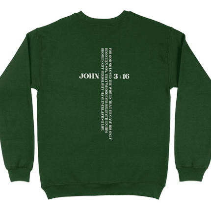 It Is Finished John 3:16 Christian Sweatshirt - PURIFASHION Physical Item MD-82522756