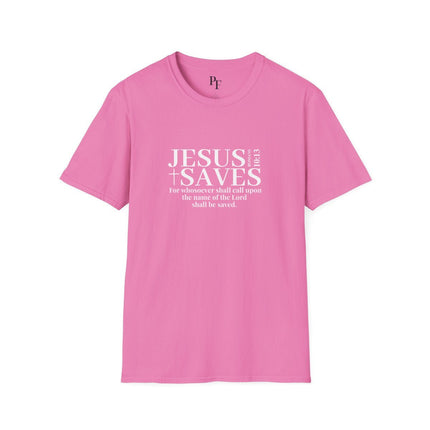 Share The Gospel When You Don't Know What To Say | Jesus Saves Romans 10:13 Tee - PURIFASHION T-Shirt 20683869919630896565
