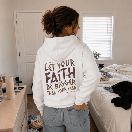 Stop Letting Fear Win | Faith Over Fear Christian Hoodie - PURIFASHION Hoodie 32301883628974121622