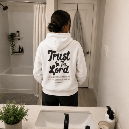 Stop Overthinking Hoodie | Proverbs 3:5-6 Trust In The Lord - PURIFASHION Hoodie 33982203498579614342