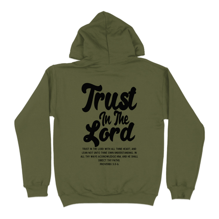 Trust In The Lord with All Thine Heart Proverbs 3:5 - 6 Christian Hoodie - PURIFASHION physical MD-123164812